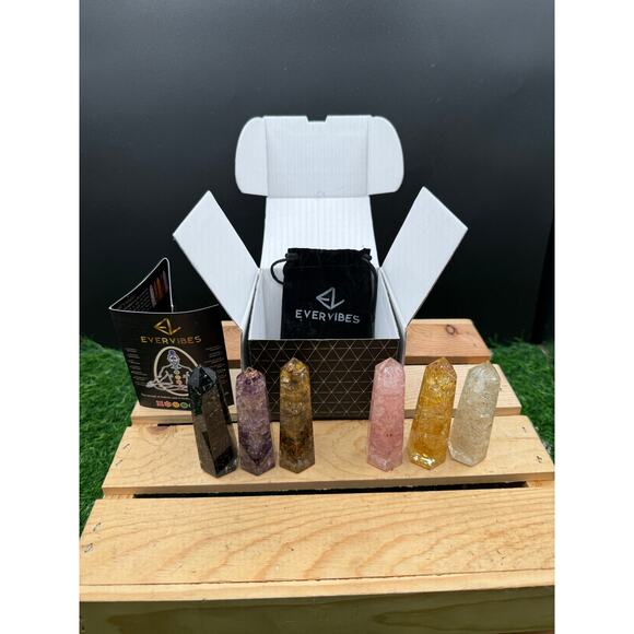 EverVibes Orgone Healing Crystal Set – 6 Piece Collection - Picture 1 of 10